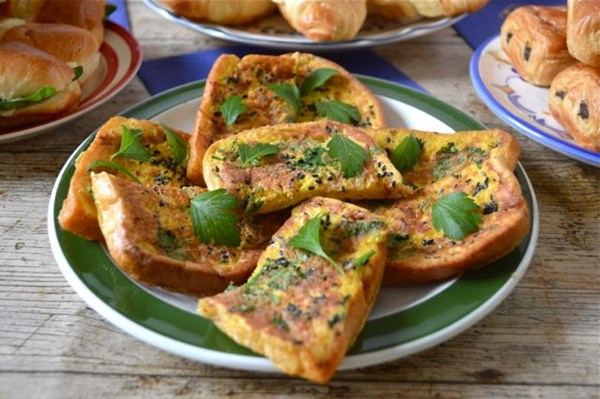 Spicy brioche French toast