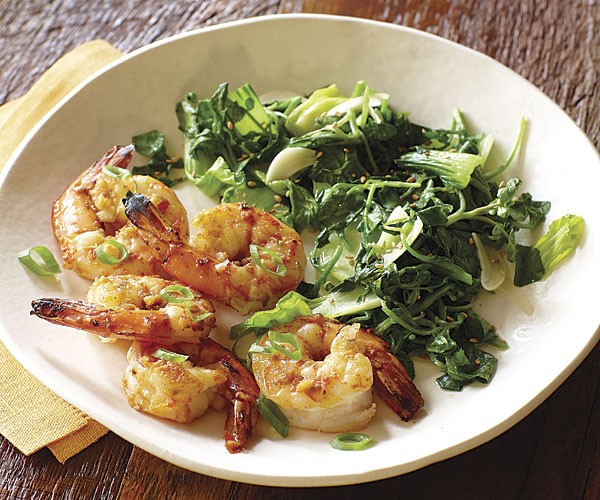 Spicy broiled shrimp