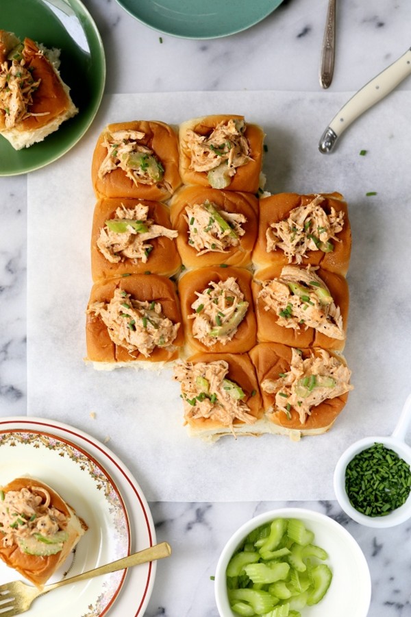Spicy Buffalo chicken sweet rolls
