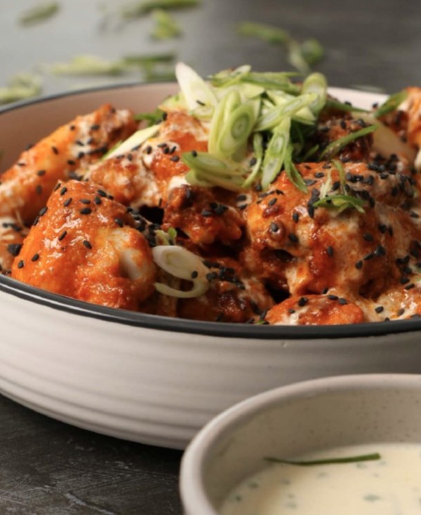Spicy Buffalo chicken wings