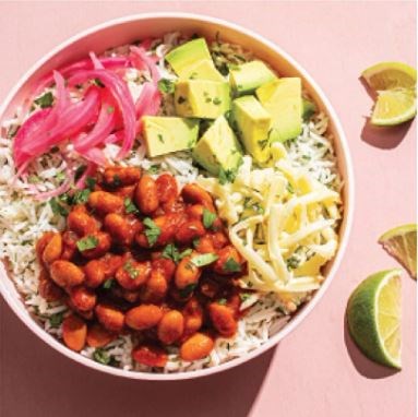 Spicy burrito bowls
