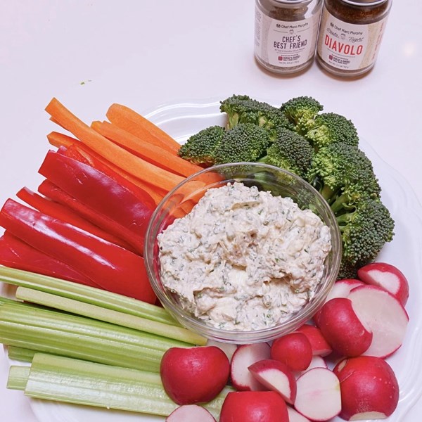Spicy caramelized onion dip