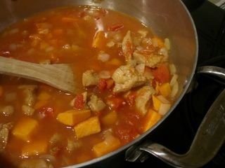Spicy Carribean ginger stew
