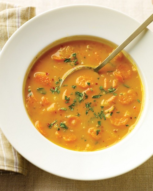 Spicy carrot soup