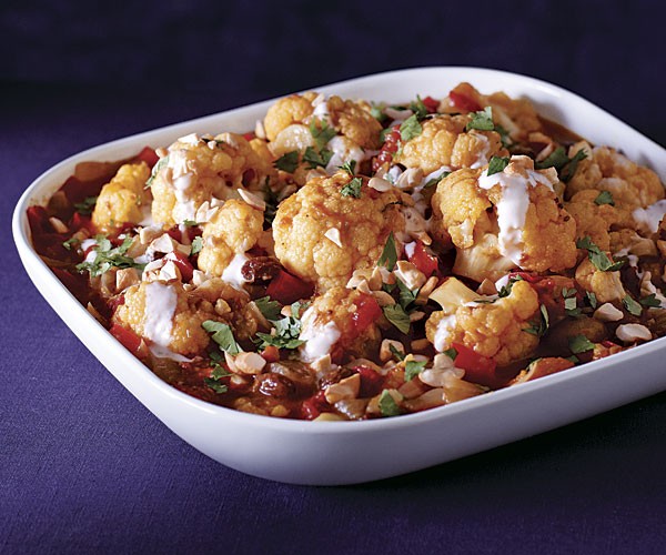 Spicy cauliflower curry
