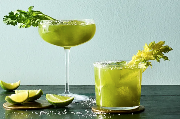 Spicy celery Margarita