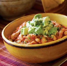 Spicy chicken & white bean chili