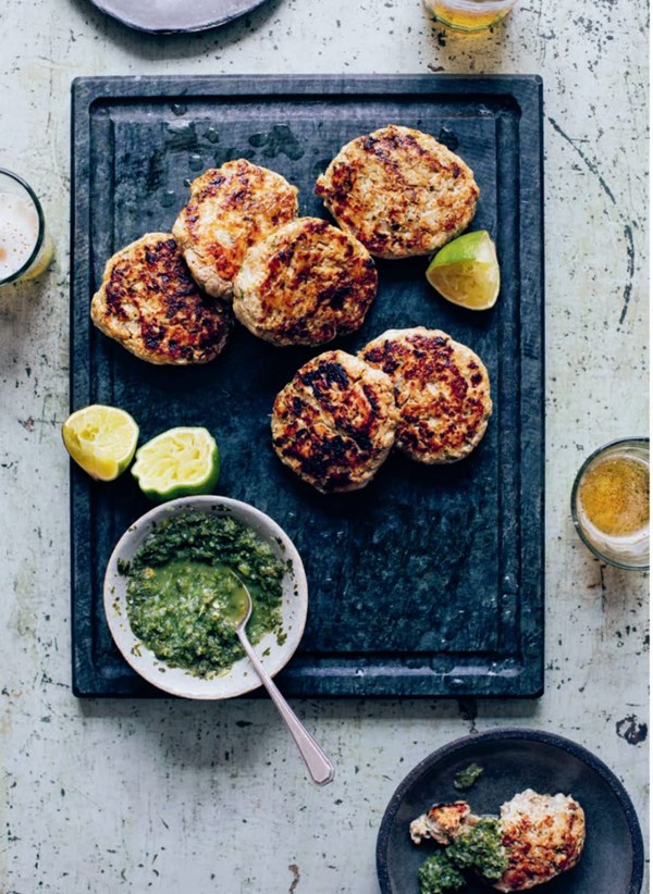 Spicy chicken kebabs