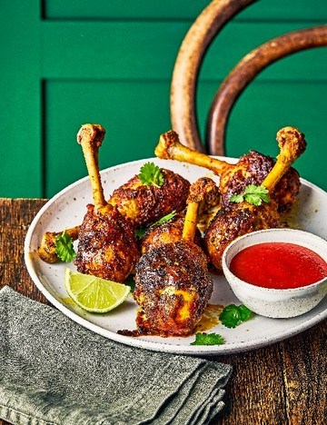 Spicy chicken lollipops