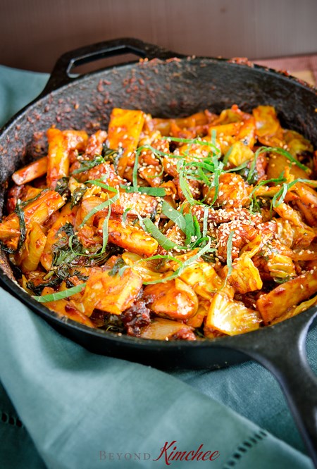 Spicy chicken of Chuncheon  (Dak galbi)