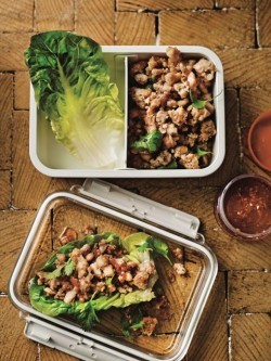 Spicy chicken salad (Larb gai)