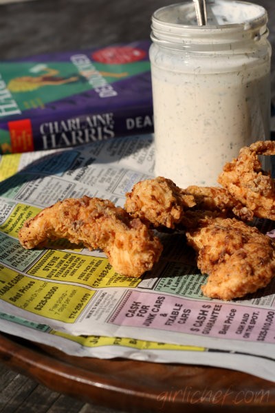 Spicy chicken strips