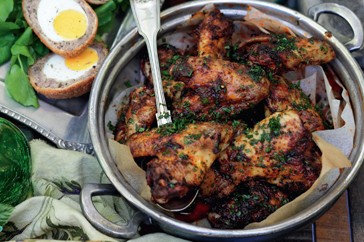 Spicy chicken wings