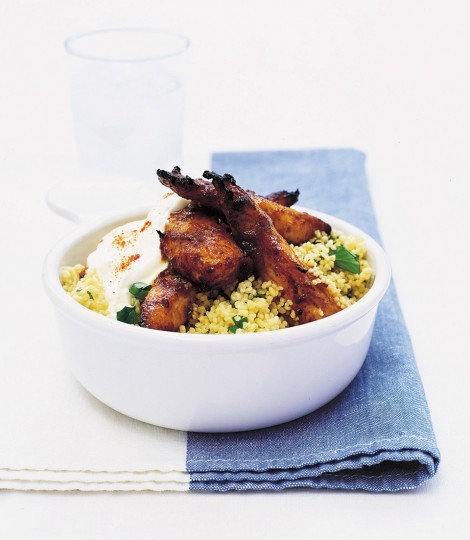 Spicy chicken with couscous