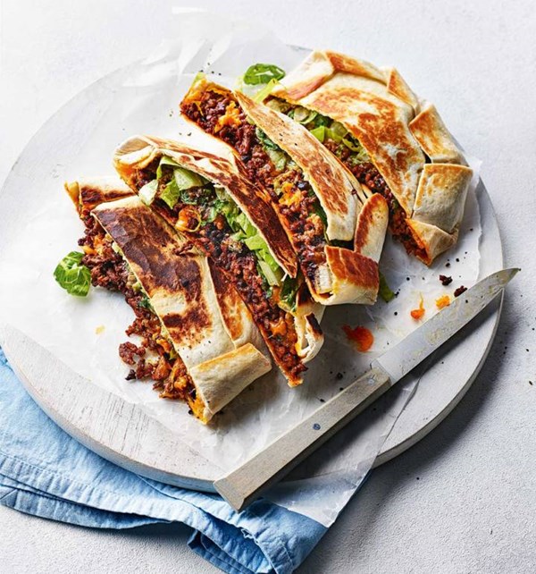 Spicy chipotle crunch wraps