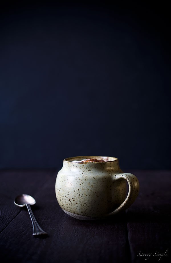 Spicy chocolate latte