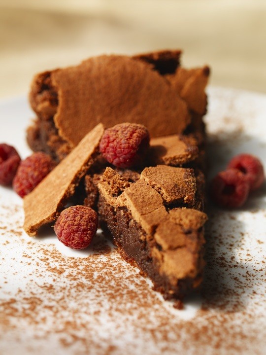 Spicy chocolate tart