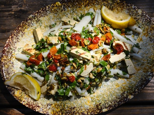 Spicy coconut milk dressing
