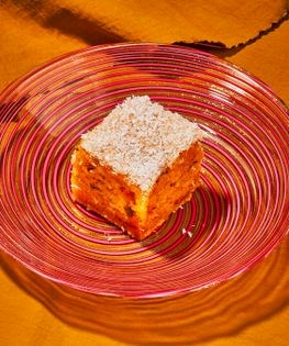Spicy coconut mochi bites