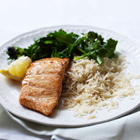 Spicy coconut salmon