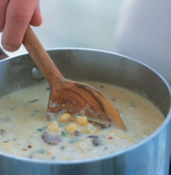 Spicy corn soup