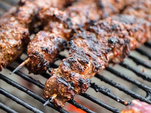 Spicy cumin lamb skewers