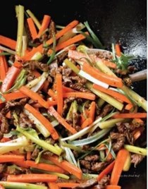 Spicy dry-fried beef