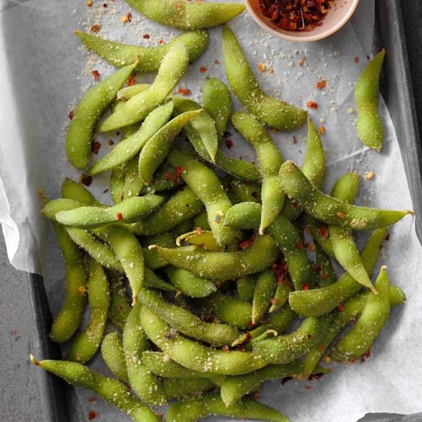 Spicy edamame 