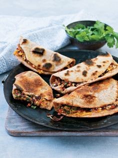 Spicy egg-filled flaky bread