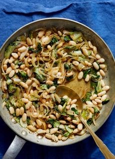 Spicy escarole and beans