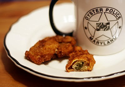 Spicy fried oysters