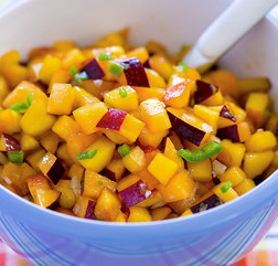 Spicy fruit salsa