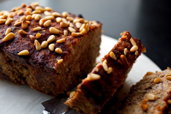 Spicy, garlicky meatloaf