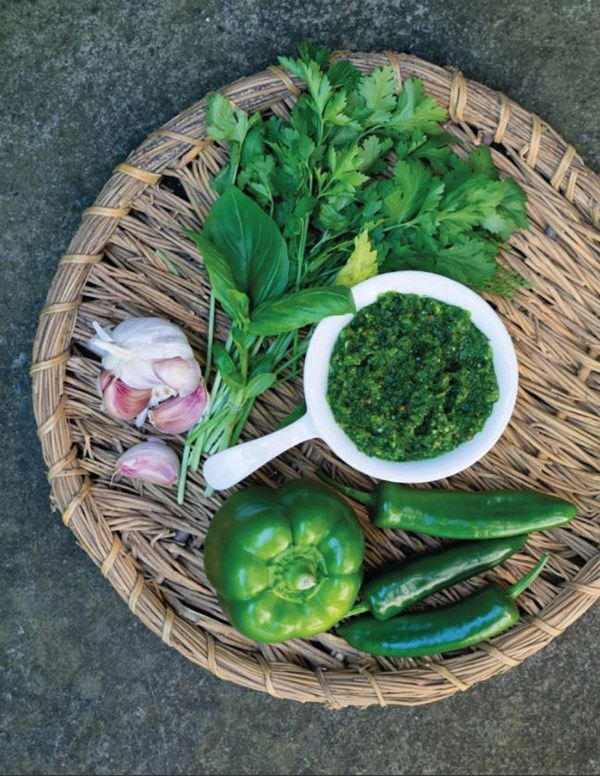 Spicy green pepper ajika (Ajika 1)