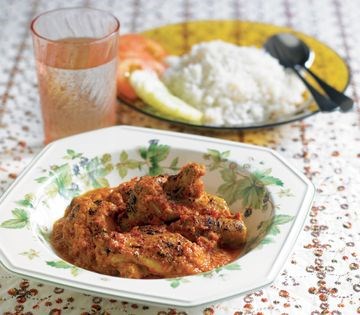 Spicy grilled chicken (Ayam panggang)