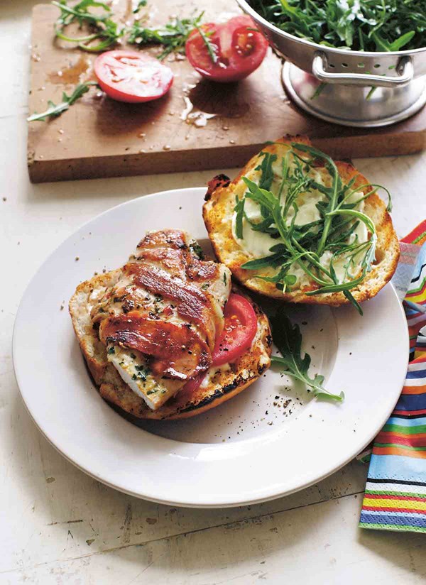 Spicy grilled chicken sandwich