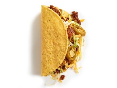 Spicy ground beef tacos