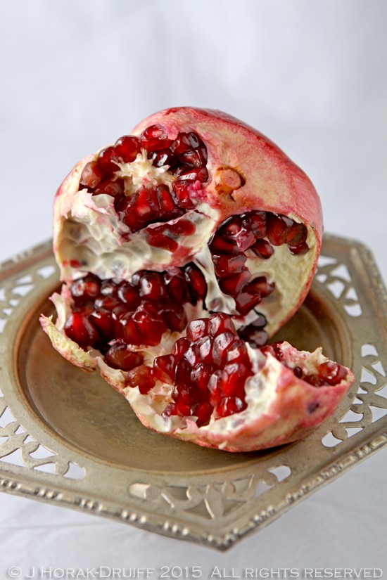 Spicy harissa coleslaw with pomegranate