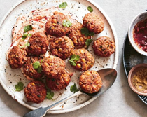 Spicy harissa falafel 