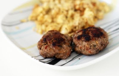 Spicy herbed breakfast sausage