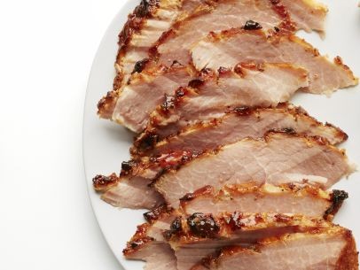 Spicy honey-glazed ham