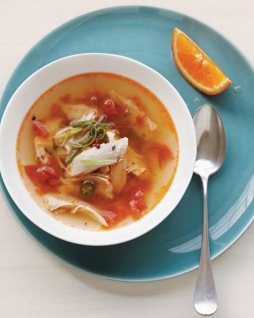 Spicy Indian chicken soup