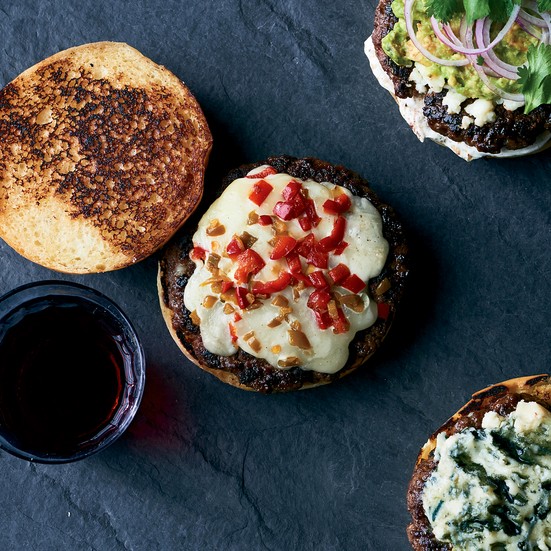 Spicy Italian cheeseburgers