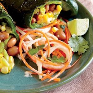 Spicy jicama slaw