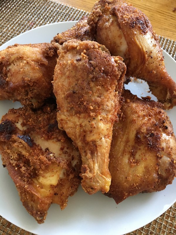 Spicy kelewele fried chicken