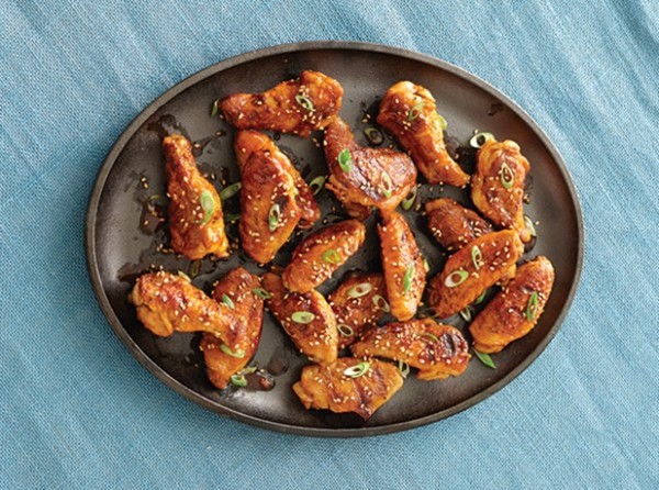 Spicy Korean chicken wings 