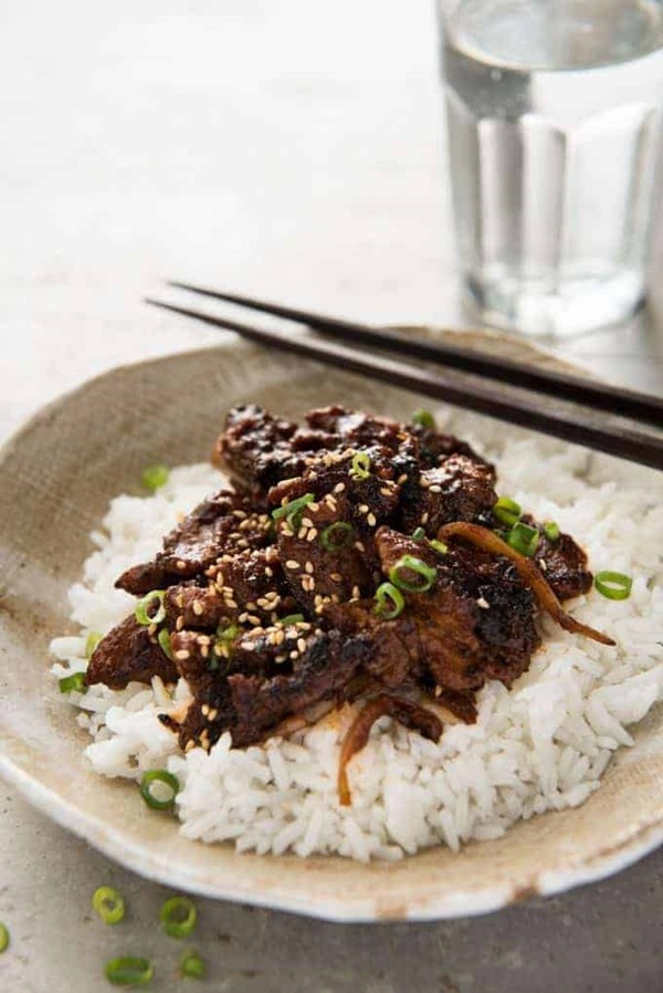 Spicy Korean pork stir fry