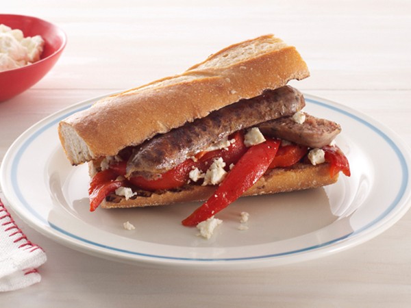Spicy lamb and mint sausage