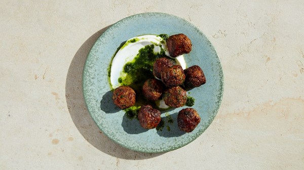 Spicy lamb meatballs