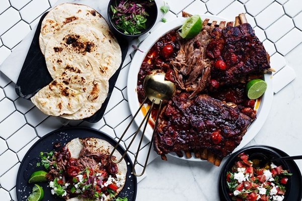 Spicy lamb ribs in smoked chilli and black bean sauce